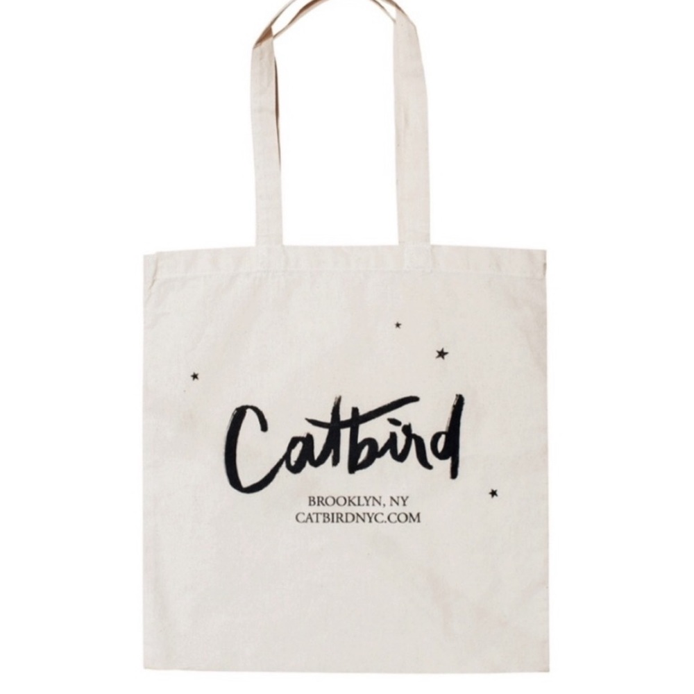 BRAND NEW Catbird Brooklyn Reusable Canvas Tote